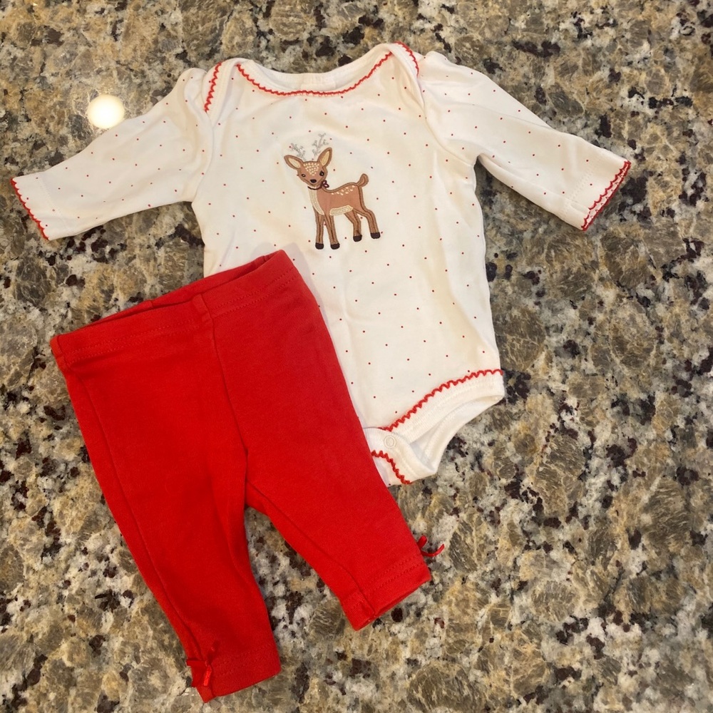 Baby girl Christmas outfit
